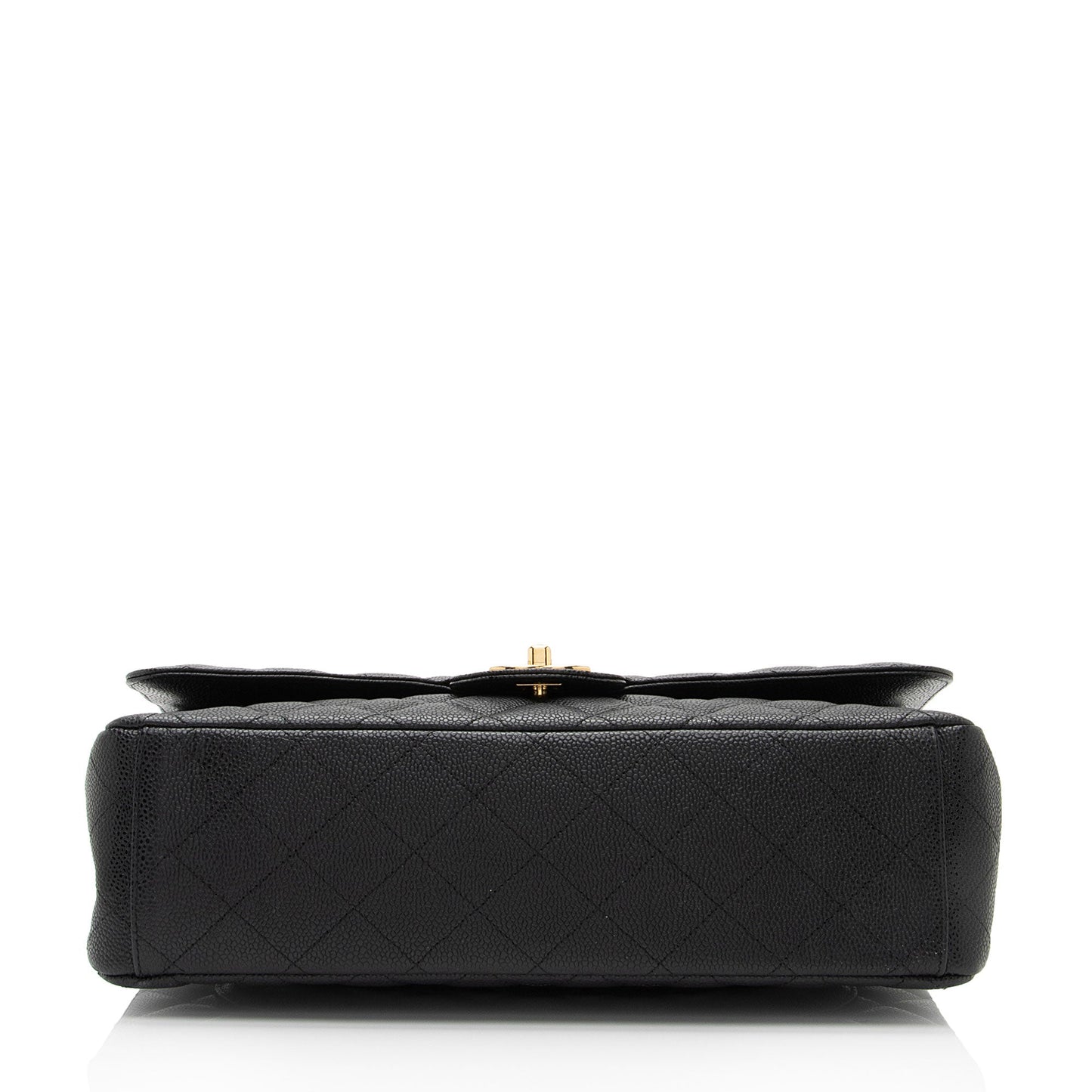 Chanel Caviar Leather Classic Maxi Double Flap Bag (SHF-ssGyC1)