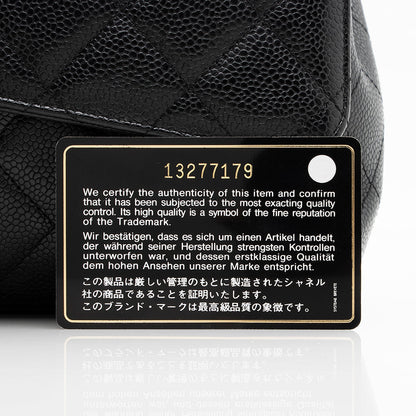 Chanel Caviar Leather Classic Maxi Single Flap Bag (SHF-19384)