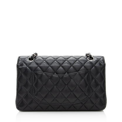 Chanel Caviar Leather Classic Medium Double Flap Bag - FINAL SALE (SHF-22835)