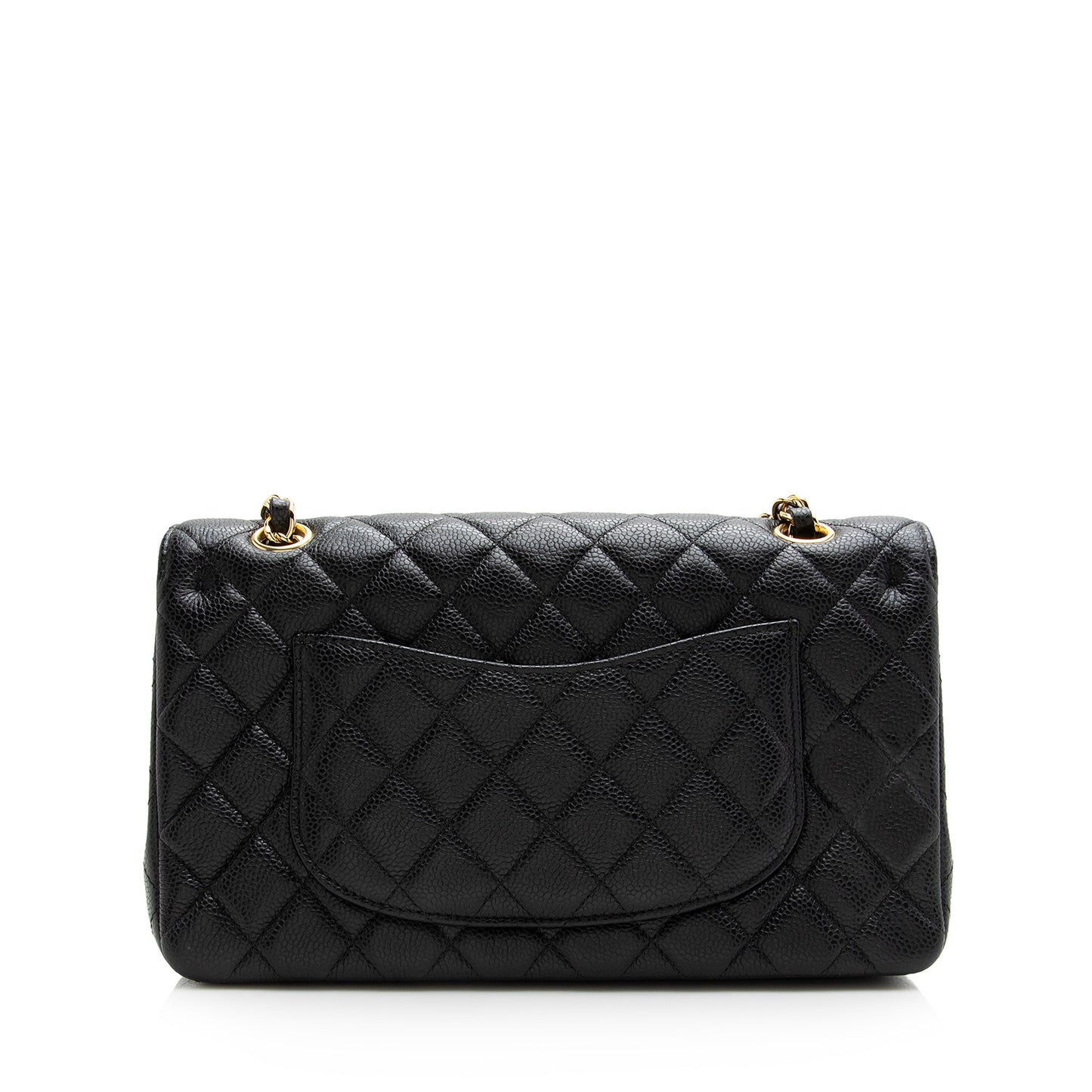 Chanel Caviar Leather Classic Medium Double Flap Bag (SHF-22404)