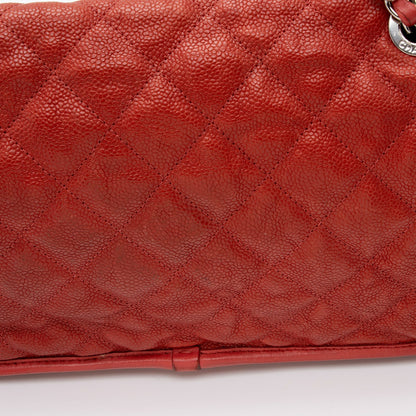 Chanel Caviar Leather French Riviera Medium Flap Bag (SHF-TWwhBI)