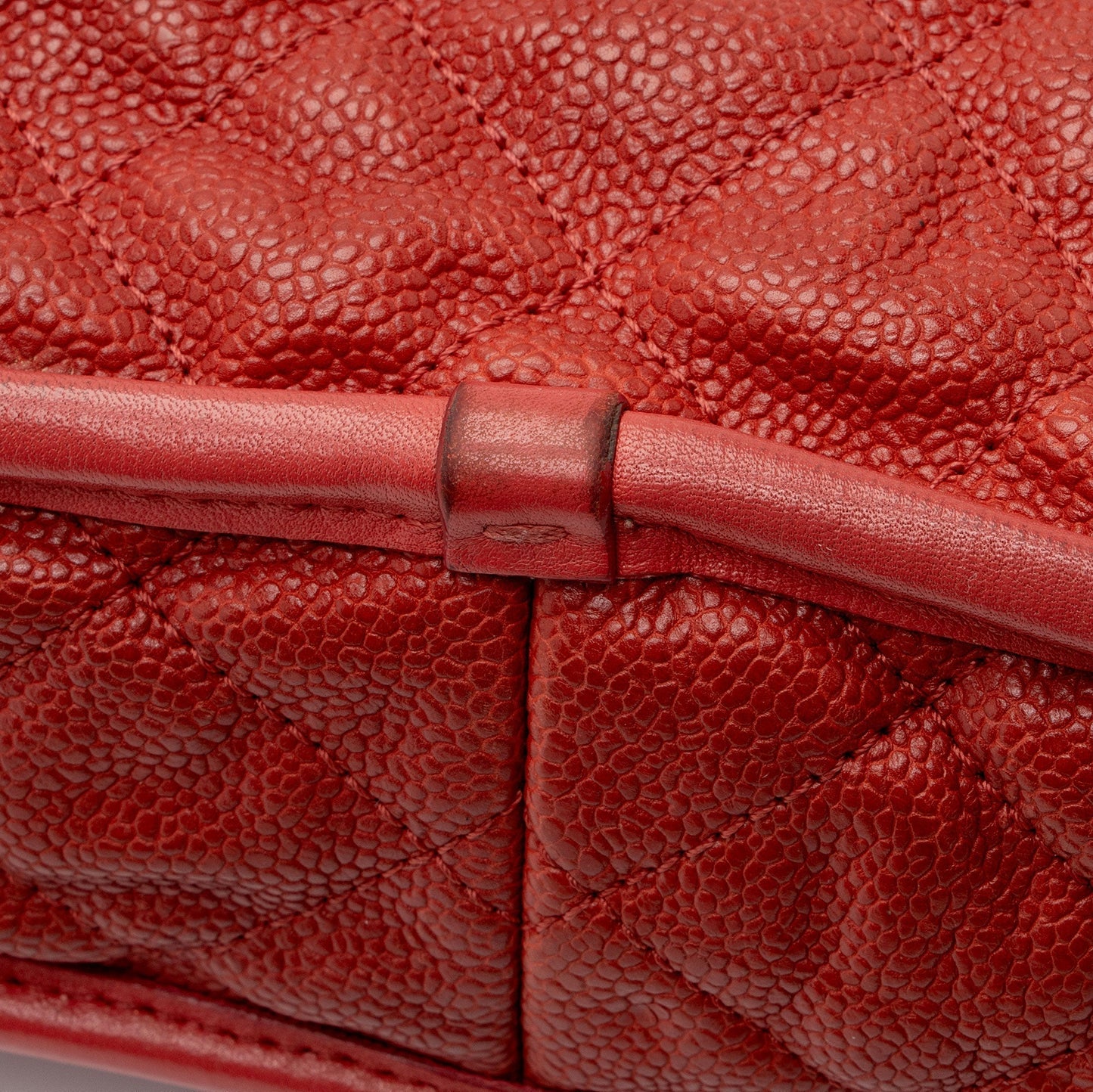 Chanel Caviar Leather French Riviera Medium Flap Bag (SHF-TWwhBI)