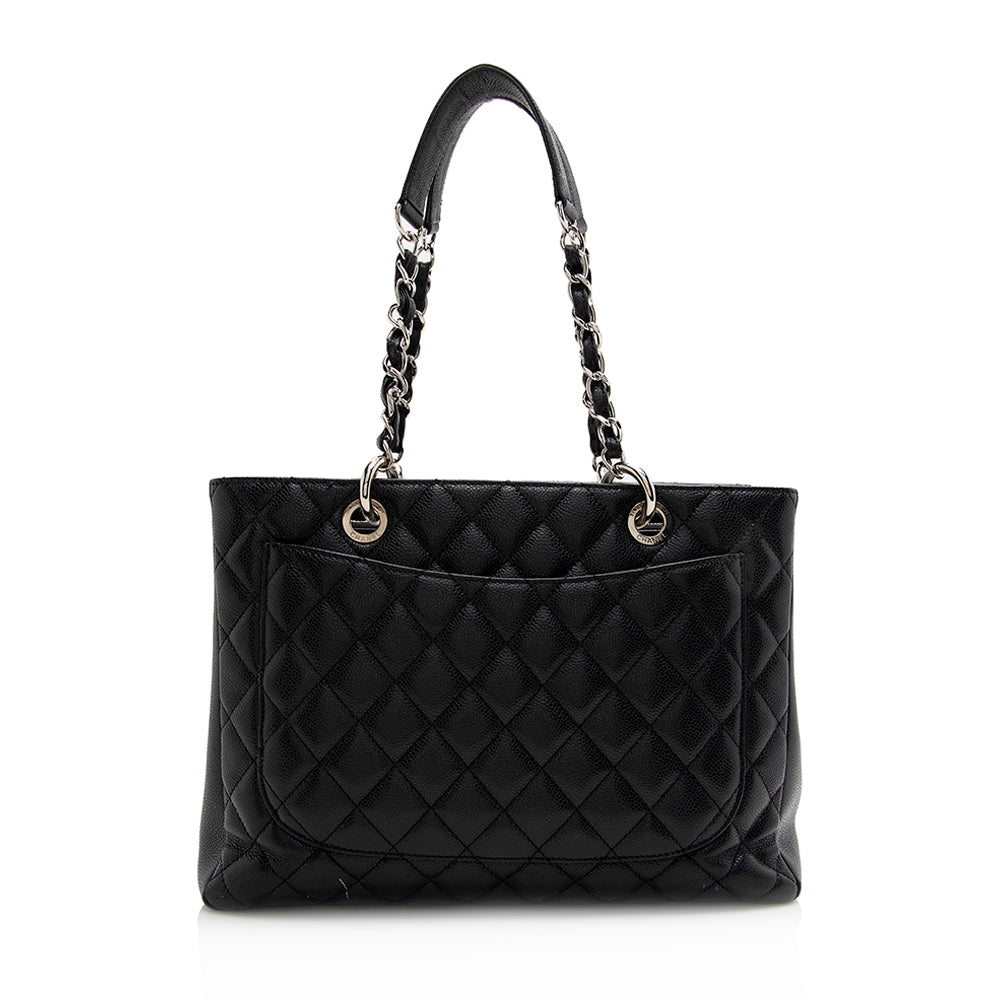 Chanel Caviar Leather Grand Shopping Tote (SHF-21542)