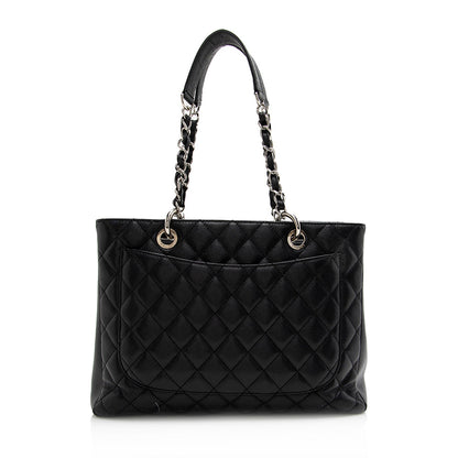 Chanel Caviar Leather Grand Shopping Tote (SHF-21542)