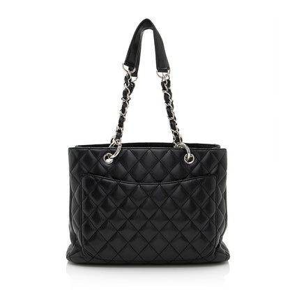 Chanel Caviar Leather Grand Shopping Tote (SHF-21609)