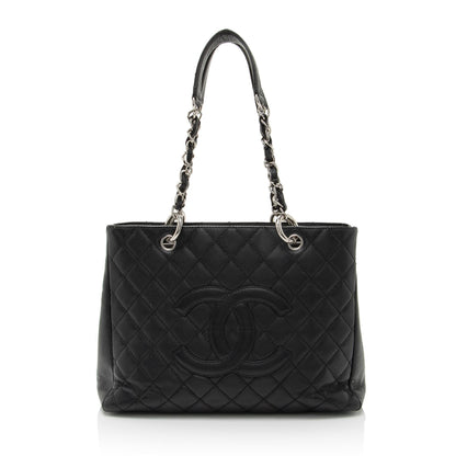 Chanel Caviar Leather Grand Shopping Tote (SHF-fYvFEO)