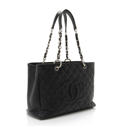 Chanel Caviar Leather Grand Shopping Tote (SHF-fYvFEO)