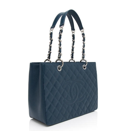 Chanel Caviar Leather Grand Shopping Tote (SHF-LA3Aga)