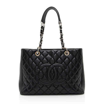 Chanel Caviar Leather Grand Shopping Tote (SHF-p8snbD)