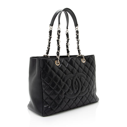 Chanel Caviar Leather Grand Shopping Tote (SHF-p8snbD)