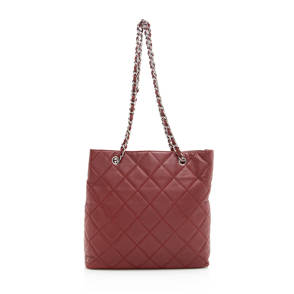 Chanel Caviar Leather In The Business North South Tote (SHF-19581)