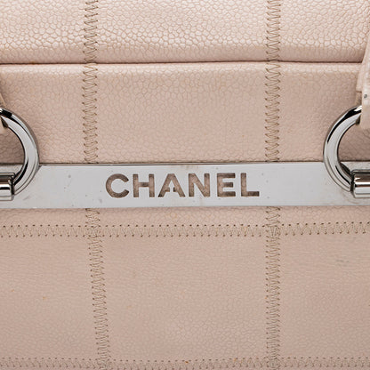 Chanel Caviar Leather LAX Bowling Satchel (SHF-18022)