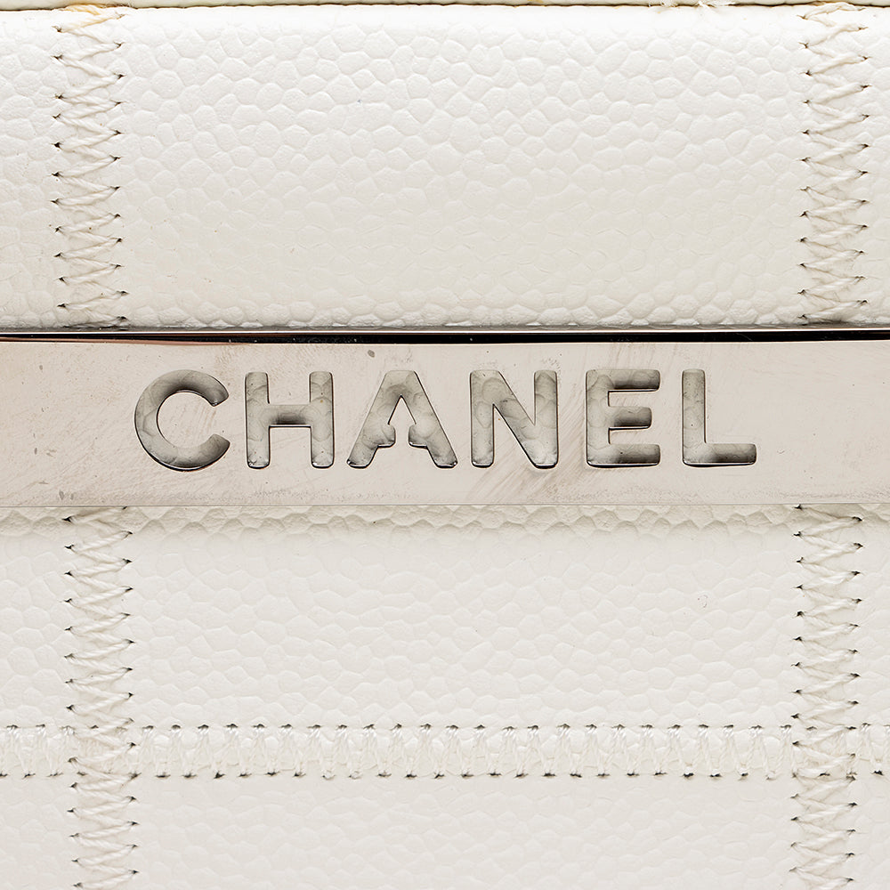 Chanel Caviar Leather LAX Bowling Satchel (SHF-17981)