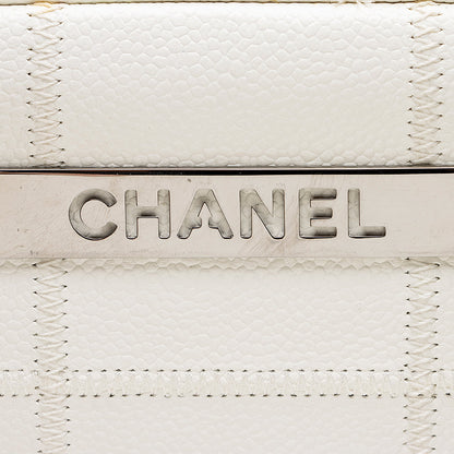 Chanel Caviar Leather LAX Bowling Satchel (SHF-17981)