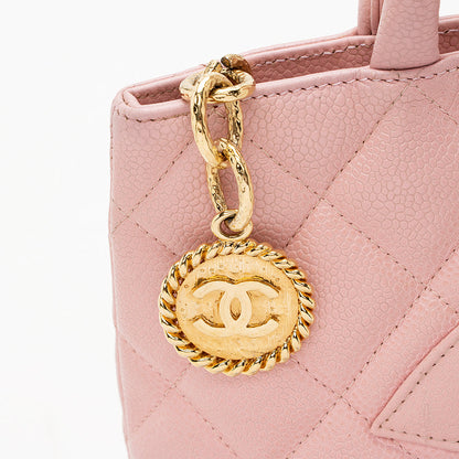 Chanel Caviar Leather Medallion Tote (SHF-20972)