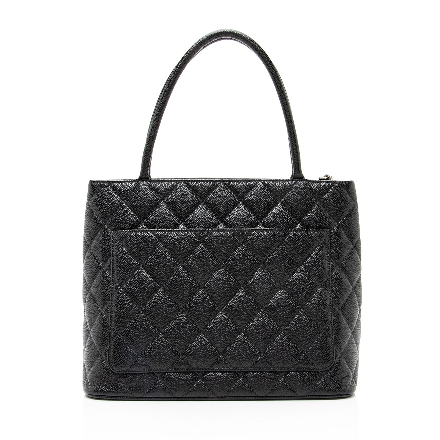 Chanel Caviar Leather Medallion Tote (SHF-23125)