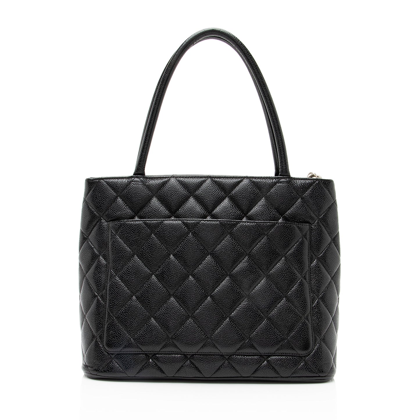 Chanel Caviar Leather Medallion Tote (SHF-23126)