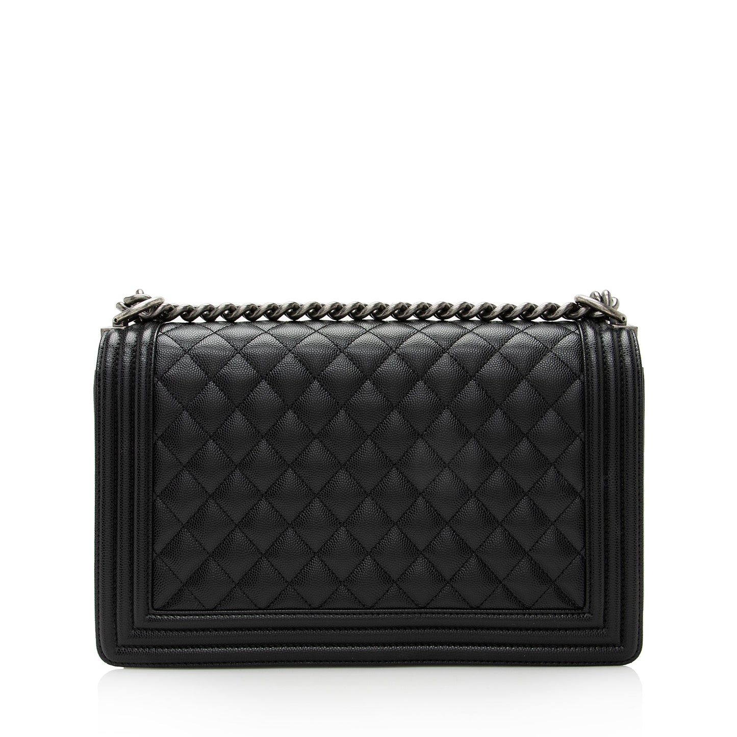 Chanel Caviar Leather New Medium Boy Bag (SHF-22701)