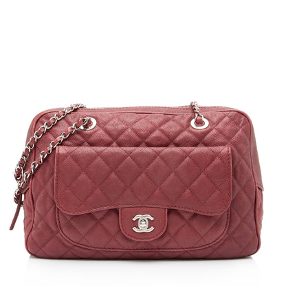 Chanel Caviar Leather Paradoxal Large Camera Bag (SHF-23343)