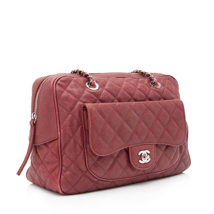 Chanel Caviar Leather Paradoxal Large Camera Bag (SHF-23343)