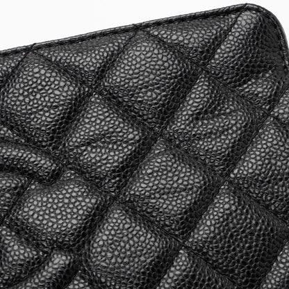 Chanel Caviar Leather Timeless CC Frame Clutch (SHF-22756)