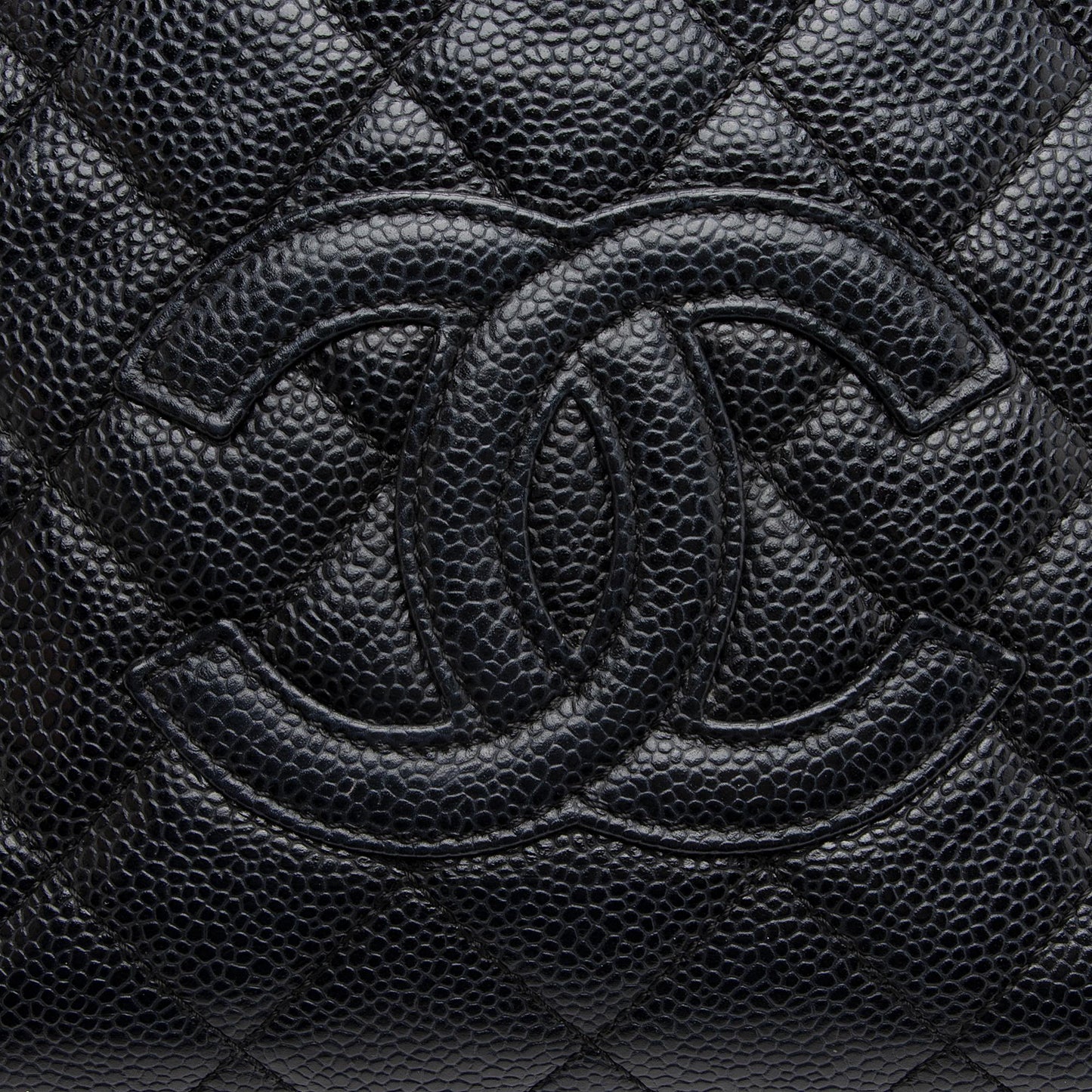 Chanel Caviar Leather Timeless CC Petite Tote (SHF-23075)