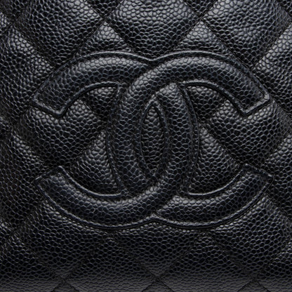 Chanel Caviar Leather Timeless CC Petite Tote (SHF-23075)