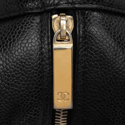 Chanel Caviar Leather Timeless CC Small Bowler Bag (SHF-SYECsY)