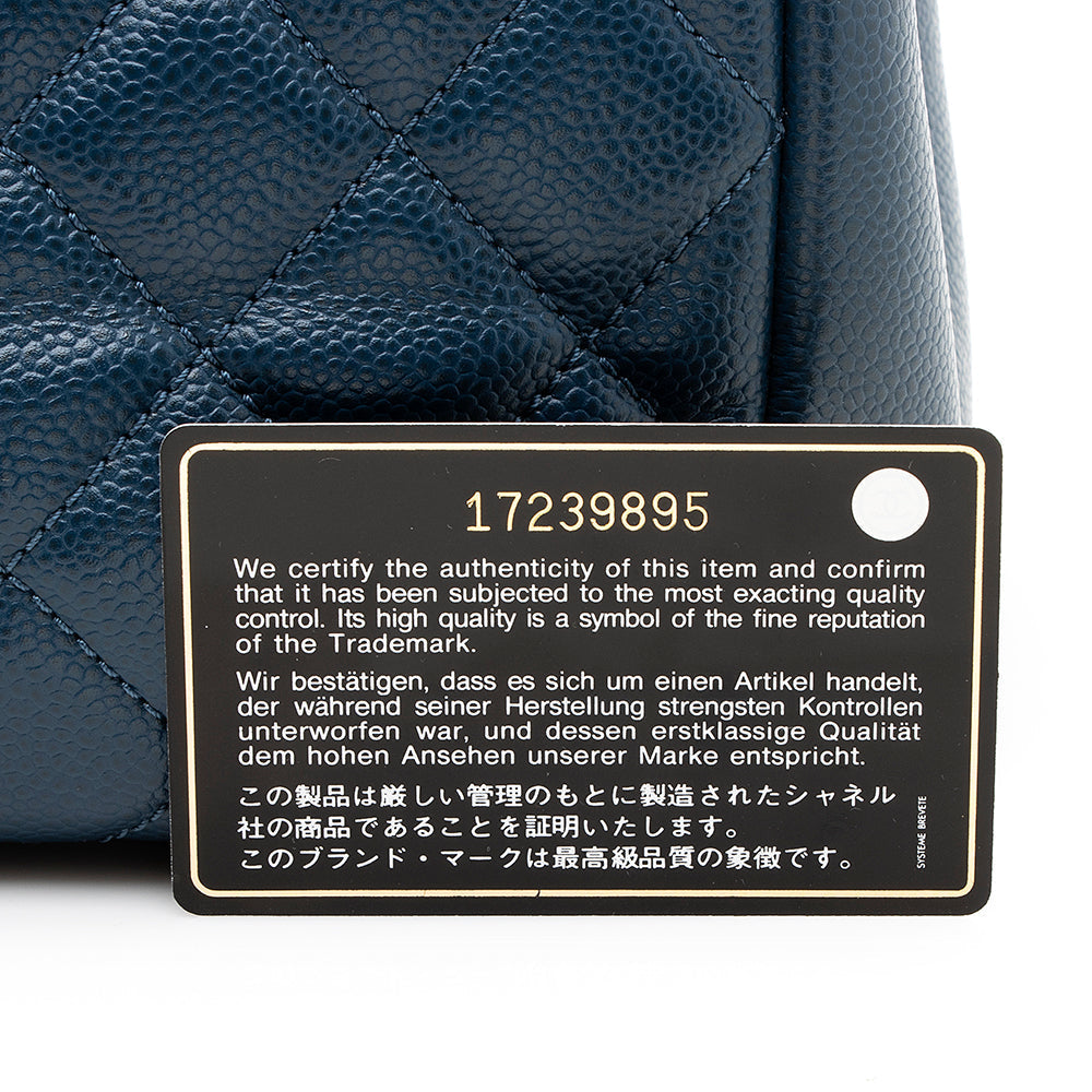 Chanel Caviar Leather XL Grand Shopping Tote (SHF-20114)