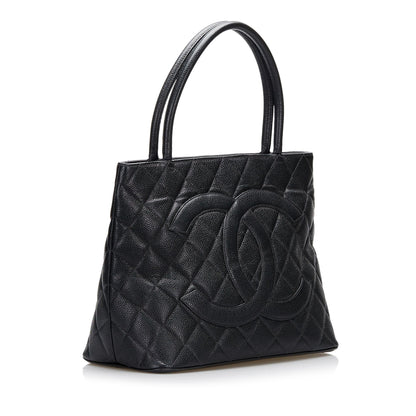 Chanel Caviar Medallion Tote Bag (SHG-37713)