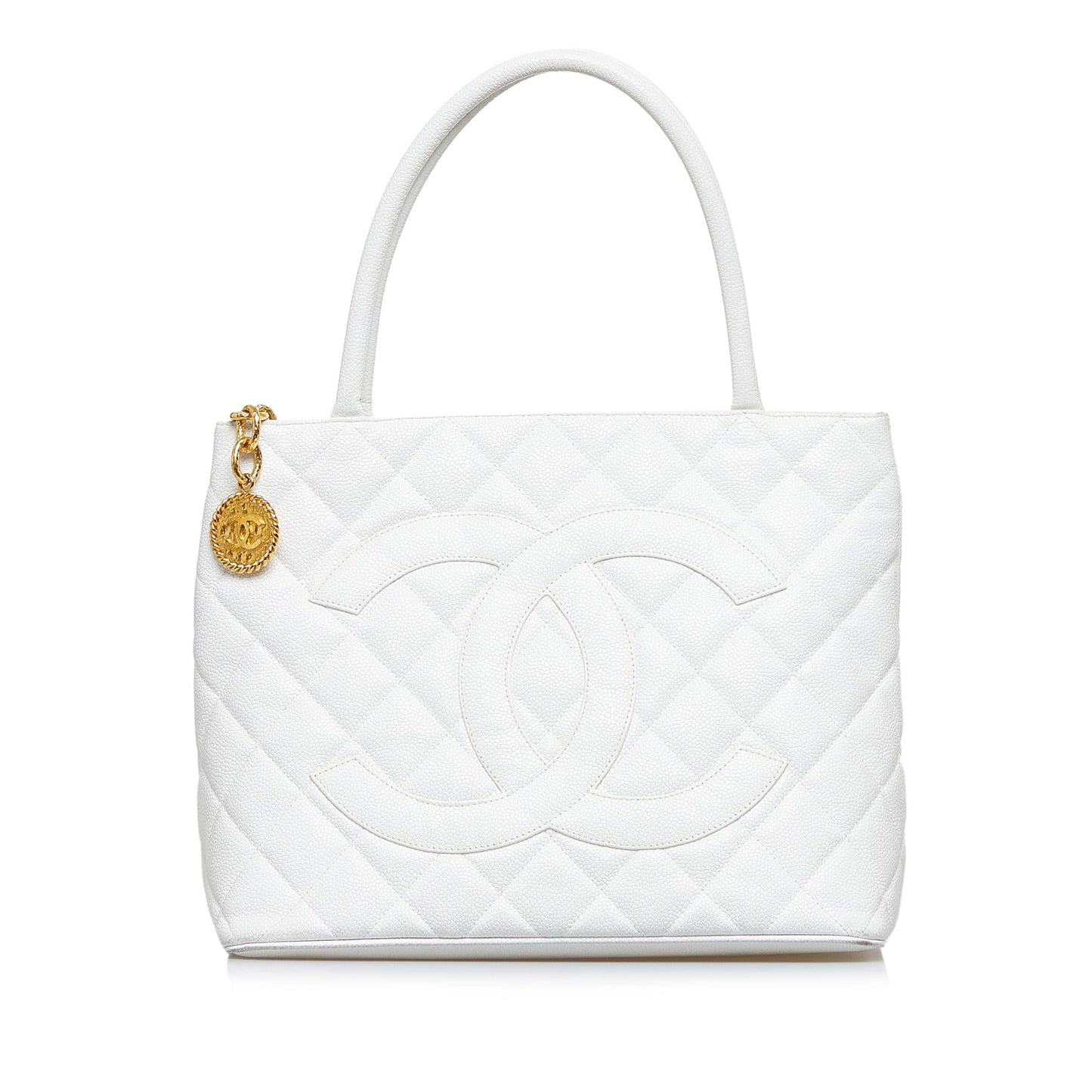 Chanel Caviar Medallion Tote (SHG-lGCrVT)