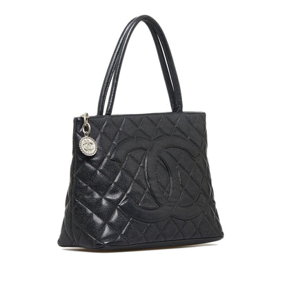 Chanel Caviar Medallion Tote (SHG-coQ4k7)