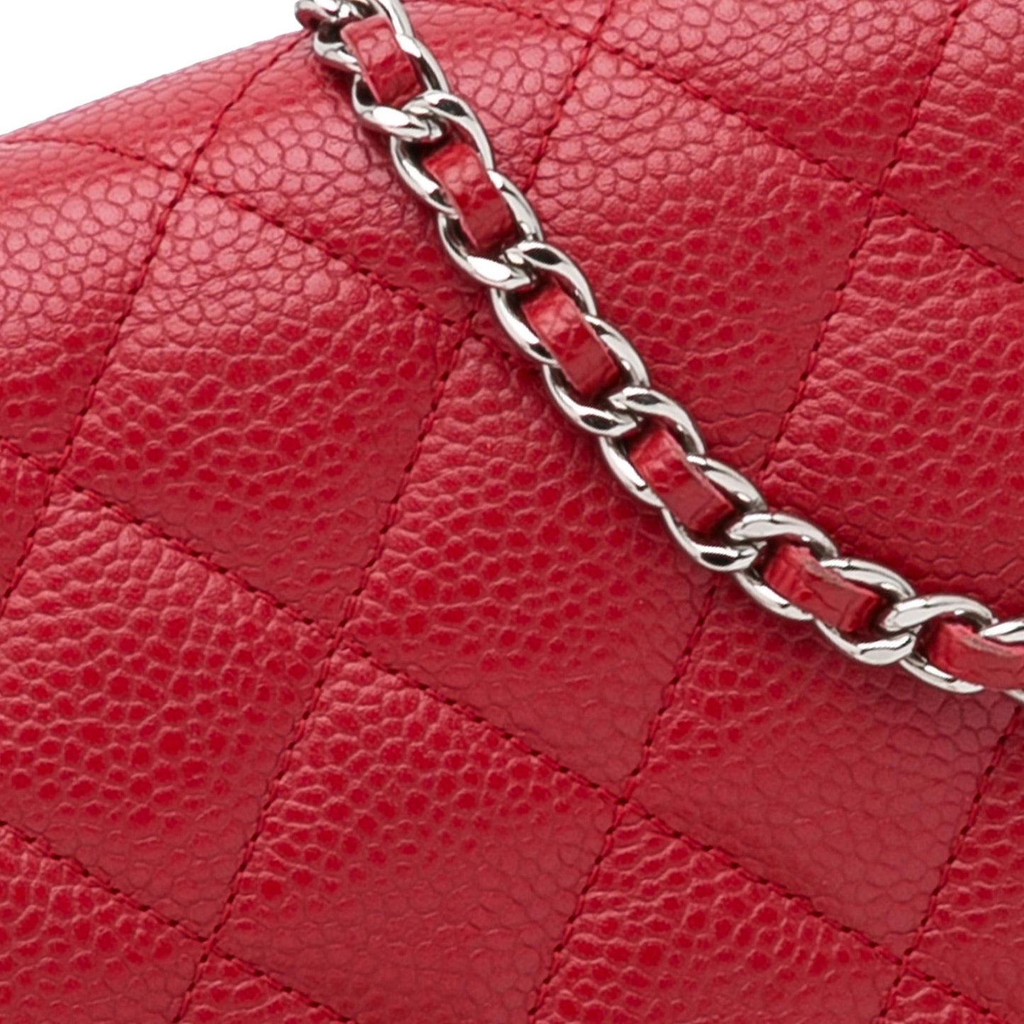 Chanel Caviar Wallet On Chain (SHG-yZcDqT)