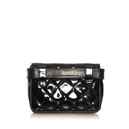 Chanel Chanel CC Patent Leather Belt Bag (SHG-Gqb22M)