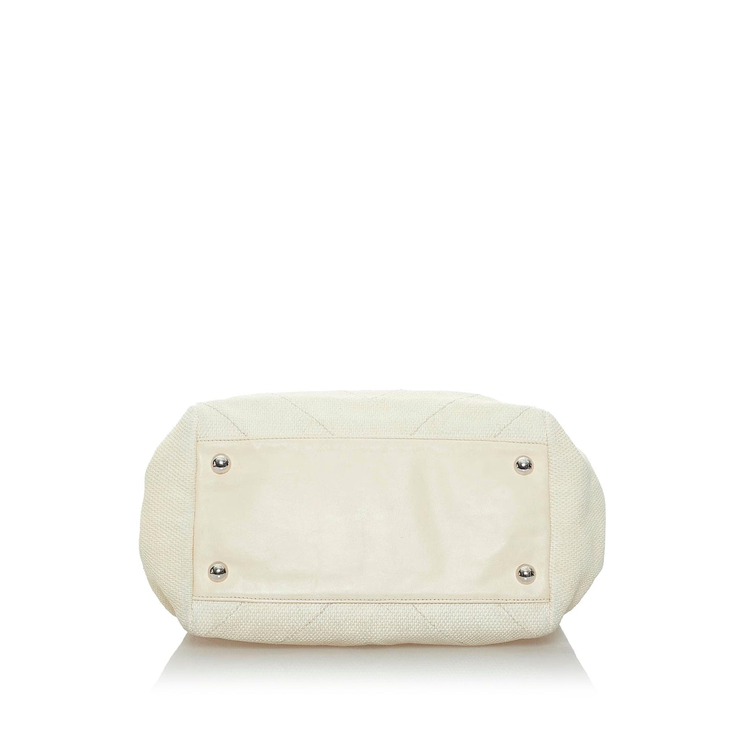 Chanel Chevron Canvas Shoulder Bag (SHG-29838)