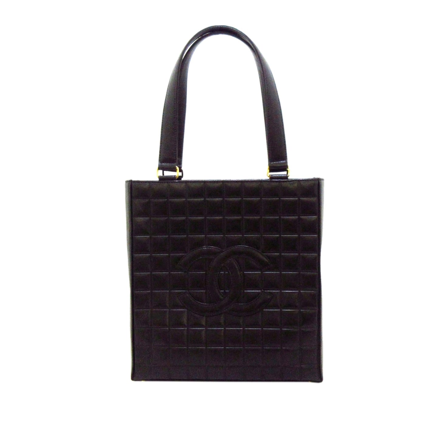 Chanel Chocolate Bar Leather Tote Bag (SHG-35497)