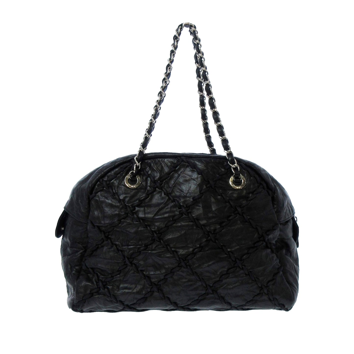 Chanel Classic Bubble Lambskin Leather Shoulder Bag (SHG-34992)