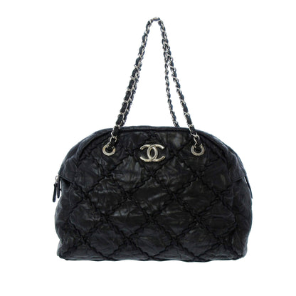 Chanel Classic Bubble Lambskin Leather Shoulder Bag (SHG-34992)