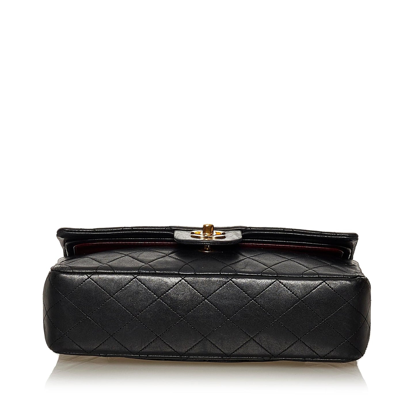 Chanel Classic Lambskin Leather Double Flap Bag (SHG-28574)