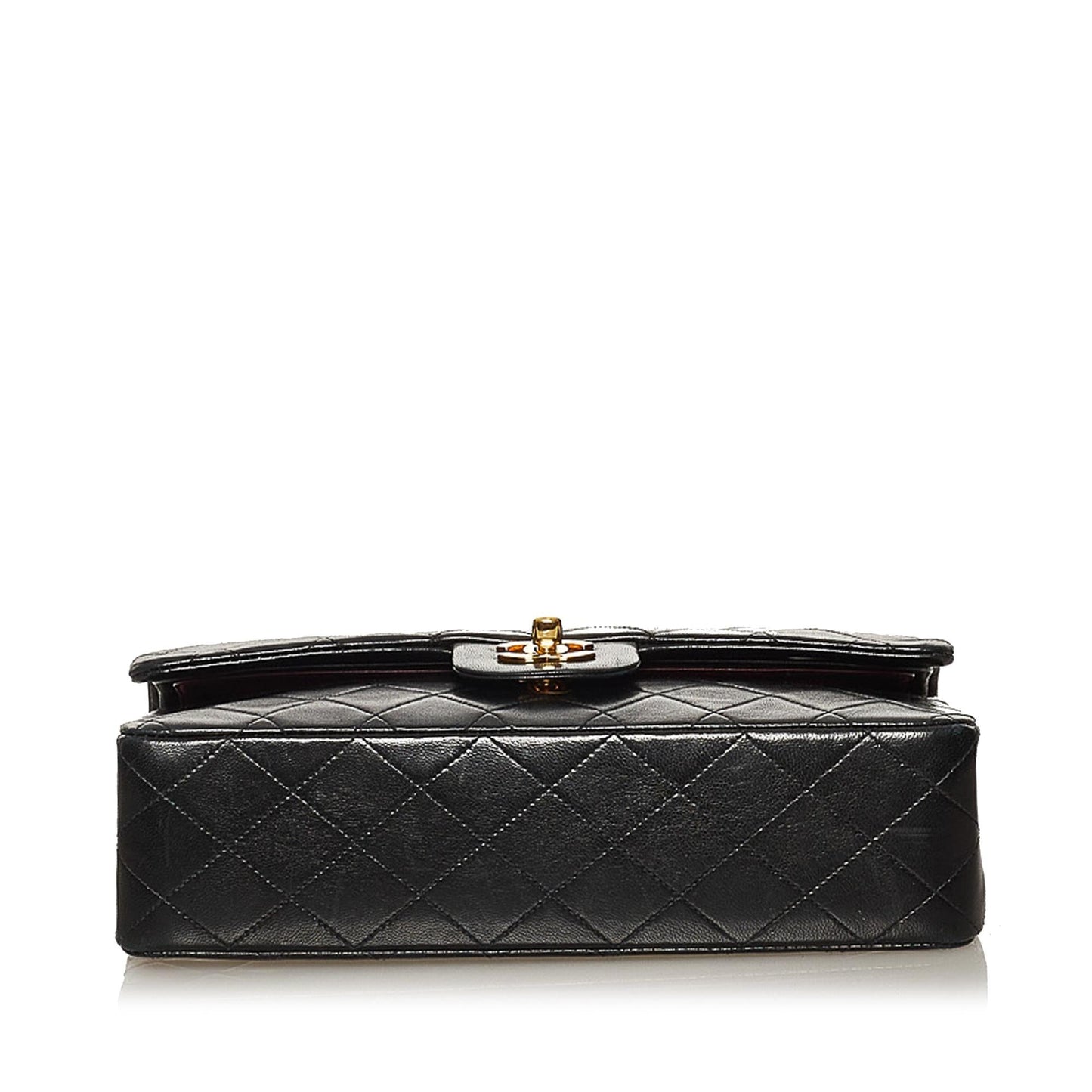 Chanel Classic Lambskin Leather Double Flap Bag (SHG-28730)