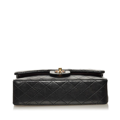 Chanel Classic Lambskin Leather Double Flap Bag (SHG-28730)