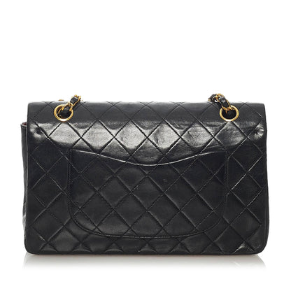 Chanel Classic Lambskin Leather Double Flap Bag (SHG-28756)