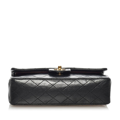 Chanel Classic Lambskin Leather Double Flap Bag (SHG-28756)