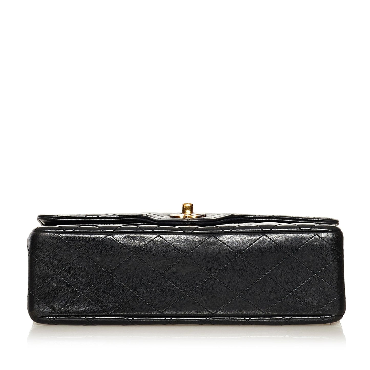 Chanel Classic Lambskin Leather Double Flap Bag (SHG-34550)