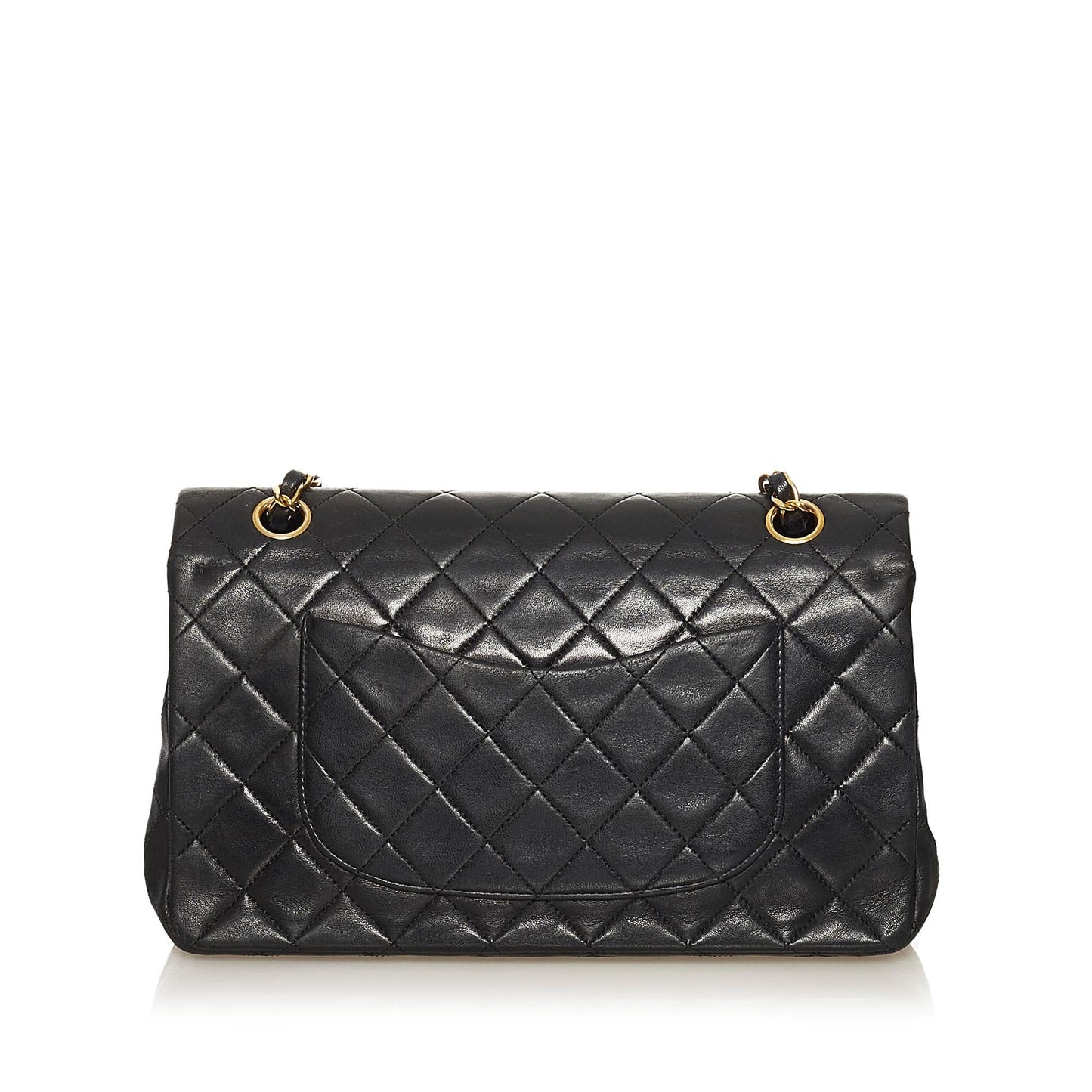 Chanel Classic Medium Lambskin Double Flap Bag (SHG-34612)