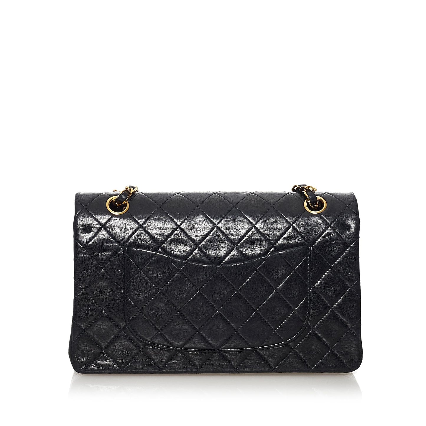 Chanel Classic Medium Lambskin Double Flap Bag (SHG-35313)