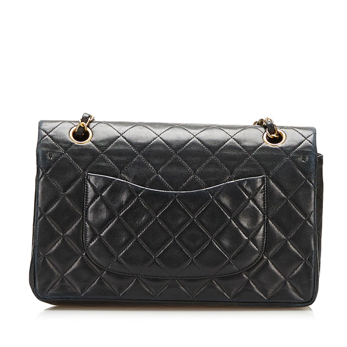 Chanel Classic Medium Lambskin Double Flap Bag (SHG-36391)