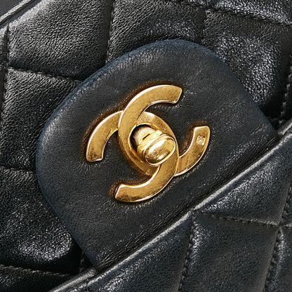 Chanel Classic Medium Lambskin Double Flap Bag (SHG-36391)