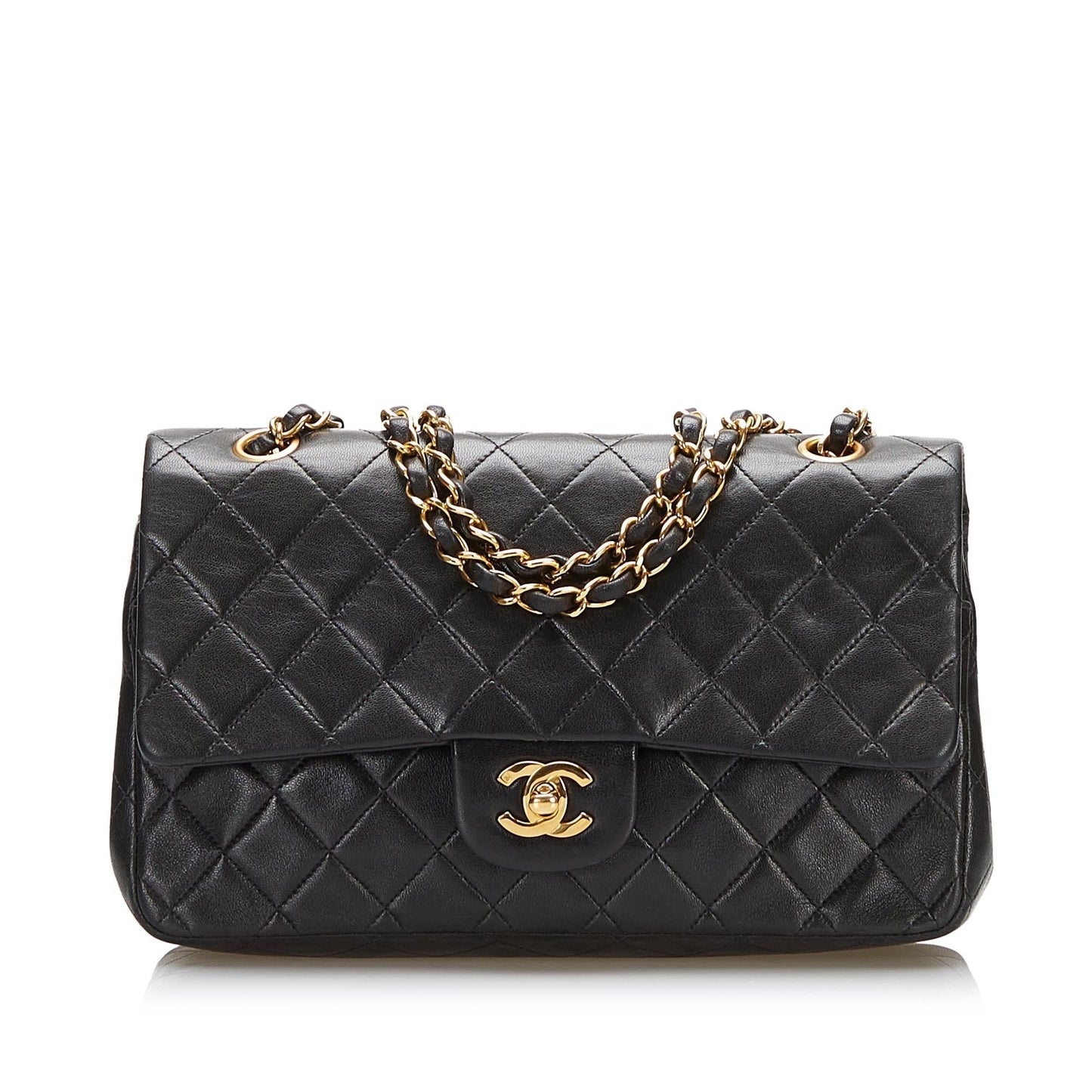 Chanel Classic Medium Lambskin Double Flap Bag (SHG-XJGYcz)