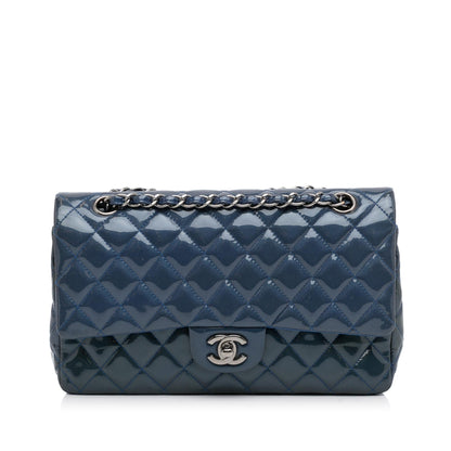 Chanel Classic Medium Patent Leather Double Flap Bag (SHG-h5NmoX)